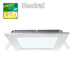 Bürobeleuchtung ALEX LED 24W EINBAU Downlight Square 4500K