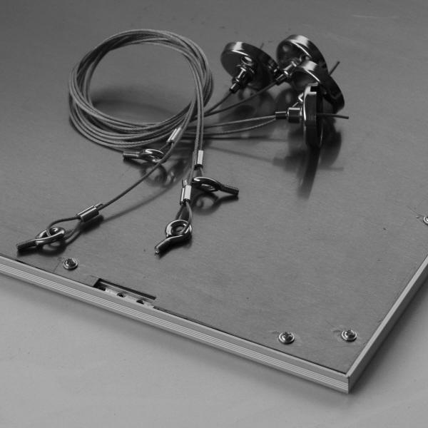 tlb1750 Büroleuchte LIA Seil 6, Pendelset für LAURA classic, Universal mit Feststeller, 4er Set