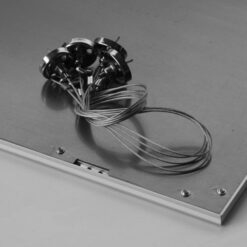 Bürolampen LIA Seil 6, Pendelset für LAURA classic, Universal mit Feststeller, 4er Set